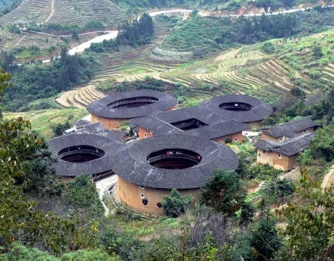 Tianluokeng Tulou cluster