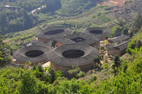 Fujian tulou buildings